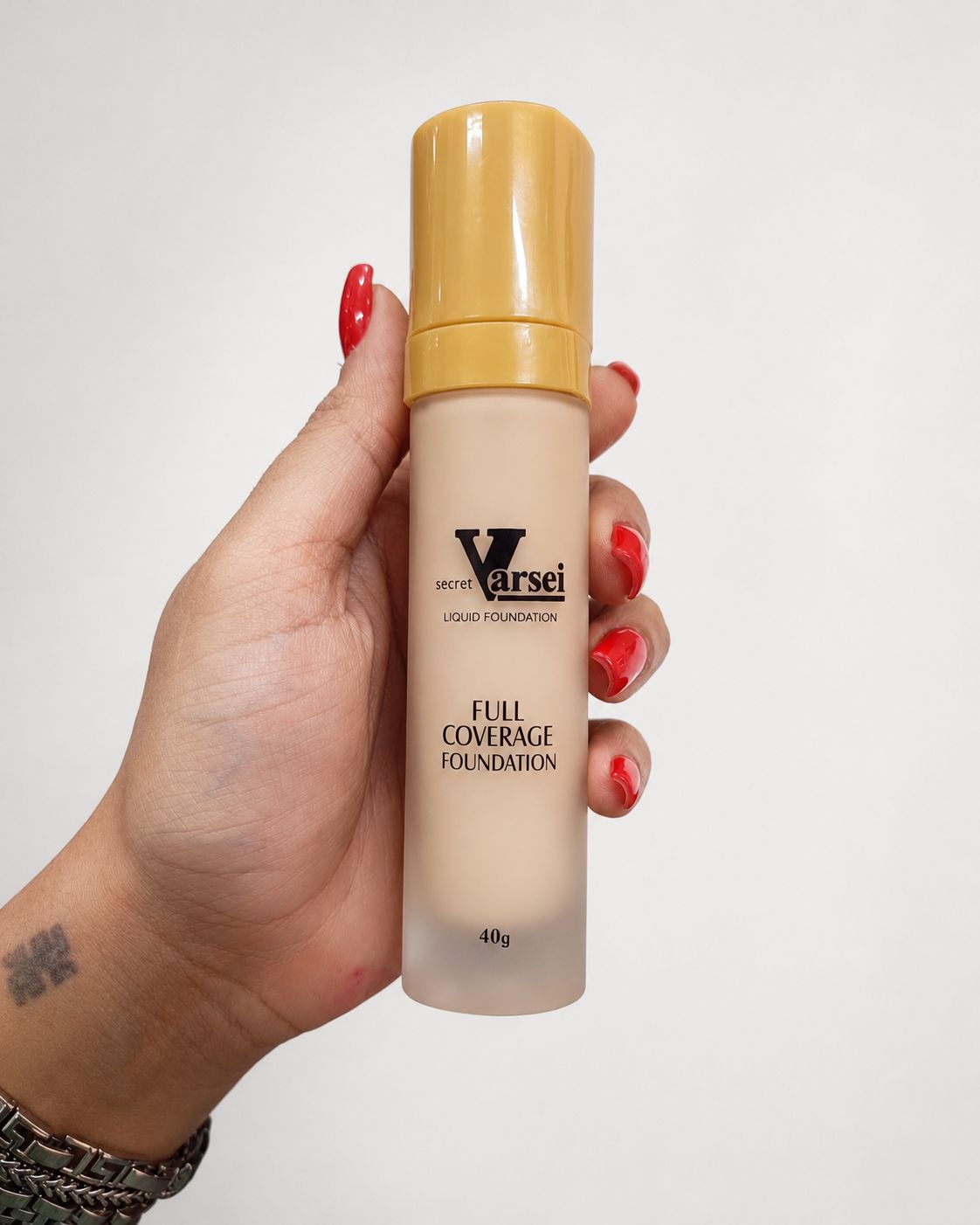 کرم پودر Secret Varsei مدل Full Coverage Foundation